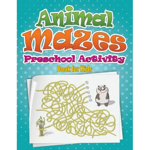 Animal Mazes Preschool Activity Book for Kids