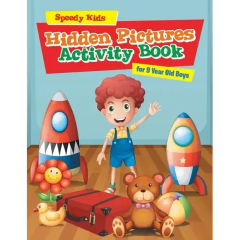 Hidden Pictures Activity Book for 9 Year Old Boys