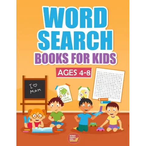 Word Search Books For Kids Ages 4-8: 1000+ Words Of Fun And Challenging Large Print Puzzles That Your Kids Would Enjoy, Made specifically for Kids 4-5