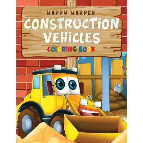 Construction Vehicles Coloring For Kids