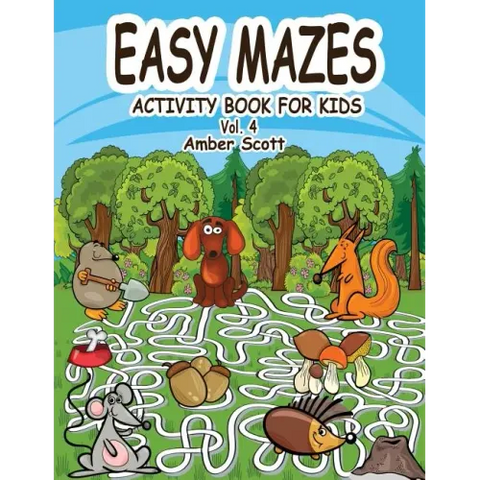 Eazy Mazes Activity Book For Kids - Vol. 4