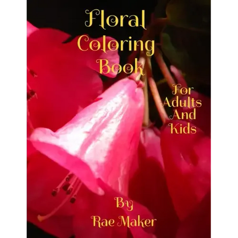 Floral Coloring Book for Adults and Kids