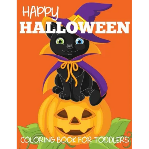 Happy Halloween Coloring Book for Toddlers