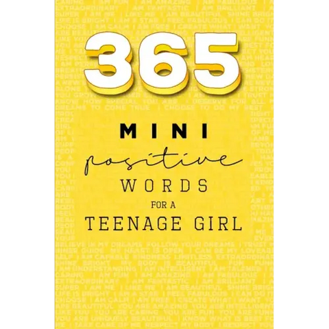 365 Positive Words for a Teenage Girl Mini Edition: Yellow