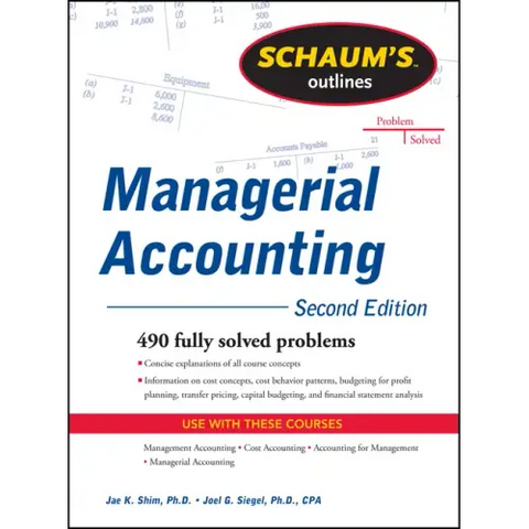 Schaum's Outline of Managerial Accounting