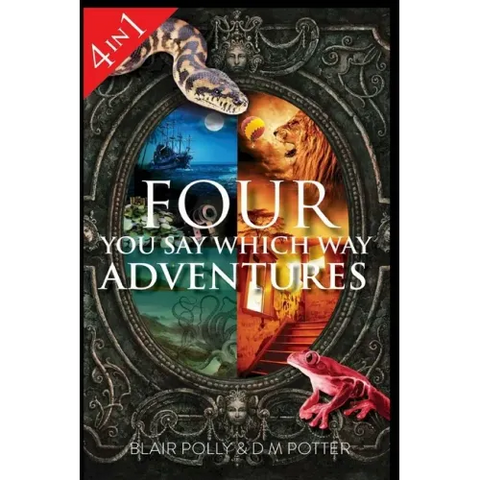 Four You Say Which Way Adventures: Pirate Island, In the Magician's House, Lost in Lion Country, Once Upon an Island