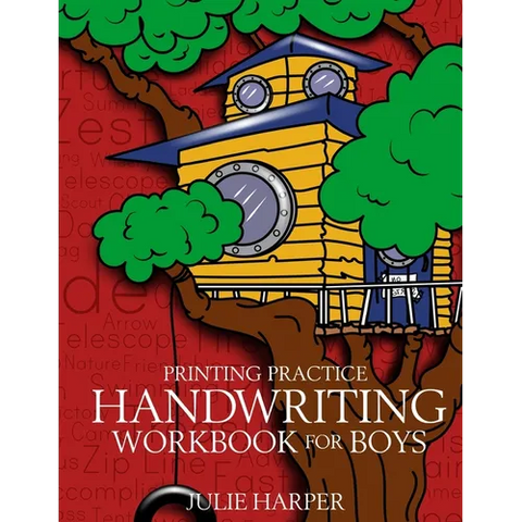 Printing Practice Handwriting Workbook for Boys