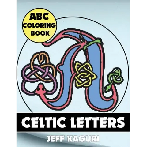 abc coloring book: Celtic Letters