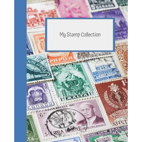 My Stamp Collection: Stamp Collecting Album for Kids