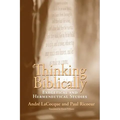 Thinking Biblically: Exegetical and Hermeneutical Studies