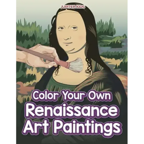 Color Your Own Renaissance Art Paintings