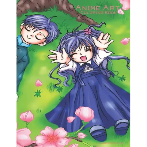 Anime Art Coloring Book