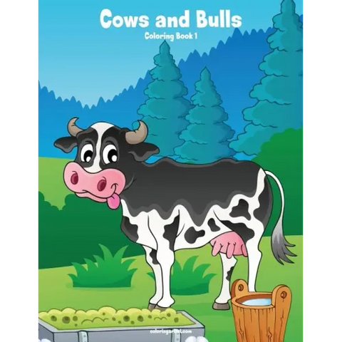 Cows and Bulls Coloring Book 1