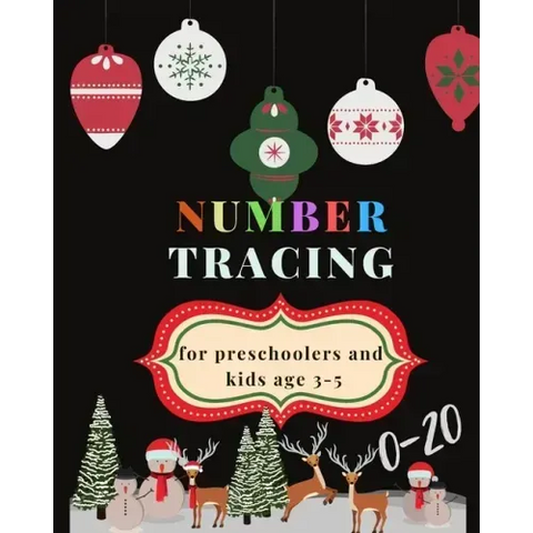 0-20 Number tracing for Preschoolers and kids Ages 3-5: Book for kindergarten.100 pages, size 8X10 inches . Tracing game and coloring pages . Lots of