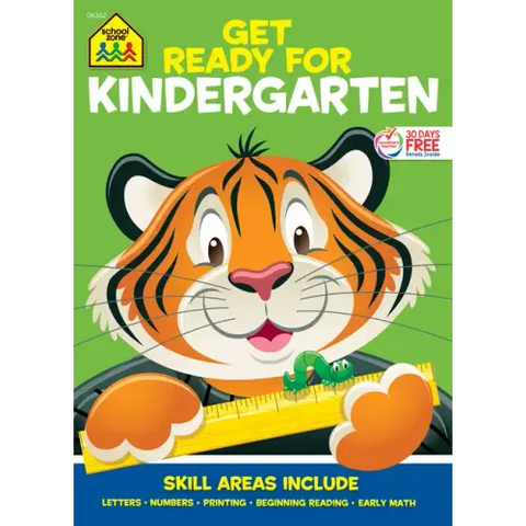 School Zone Get Ready for Kindergarten Workbook