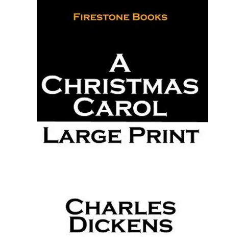 A Christmas Carol: Large Print