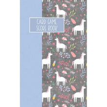 Card Game Score Book: For Tracking Your Favorite Games - Unicorns - Paperback