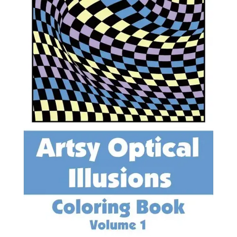 Artsy Optical Illusions Coloring Book