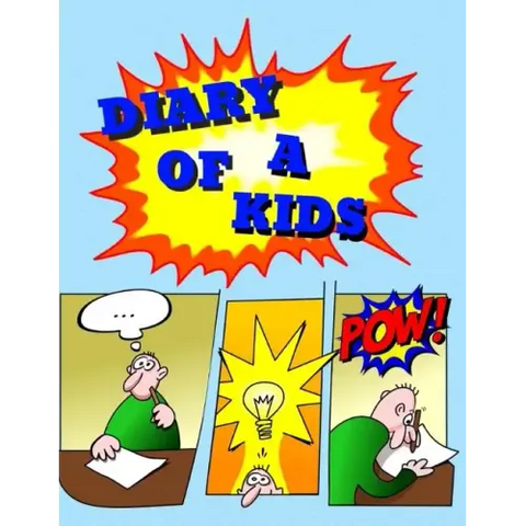 Diary of a Kids: Ages 4-8 Childhood Learning, Preschool Activity Book 100 Pages Size 8.5x11 Inch