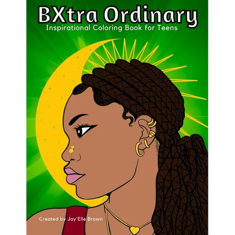 BXtra Ordinary Inspirational Coloring Book for Teens