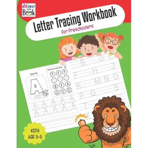 Letter Tracing Workbook for Preschoolers: Alphabet worksheet for kids age 3-5 Learn and fun with dot-to-dot, missing letters, before and after game