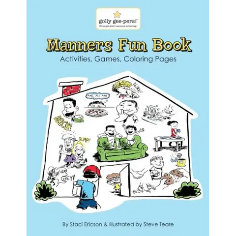 Manners Fun Book: A fun workbook with activities for pre-k through elementary school years