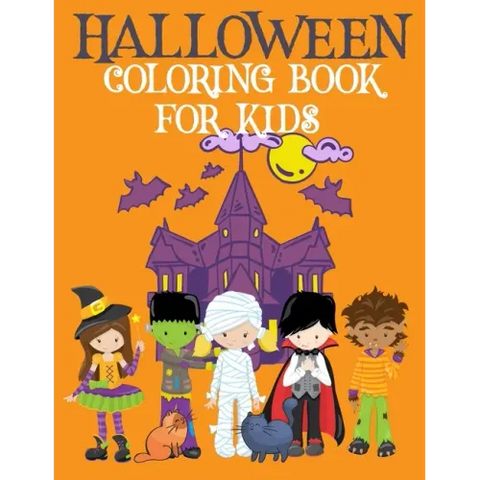 Halloween Coloring Book for Kids: Childrens Halloween Activity Book Halloween Book Coloring Fun Paperback Ages 4-8