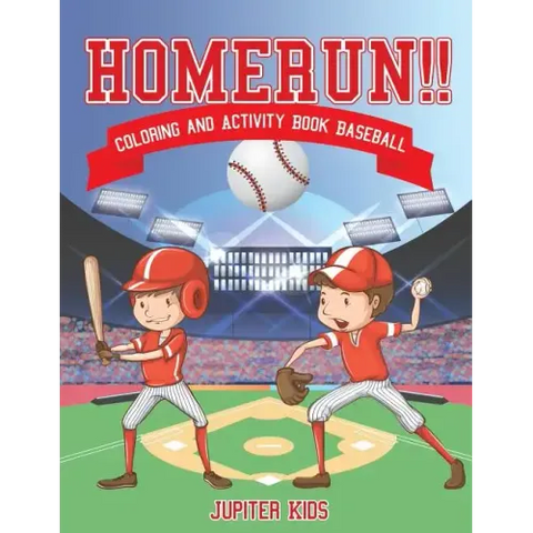 Homerun!! Coloring and Activity Book Baseball