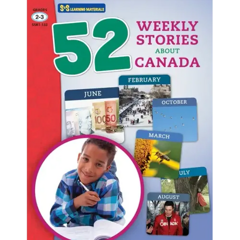 52 Weekly Nonfiction Stories About Canada Grades 2-3