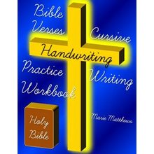 Bible Verses Cursive Handwriting Practice Writing Workbook - Paperback