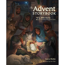 The Advent Storybook: 25 Bible Stories Showing Why Jesus Came - Hardcover
