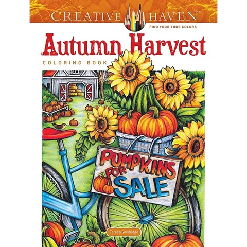 Creative Haven Autumn Harvest Coloring Book
