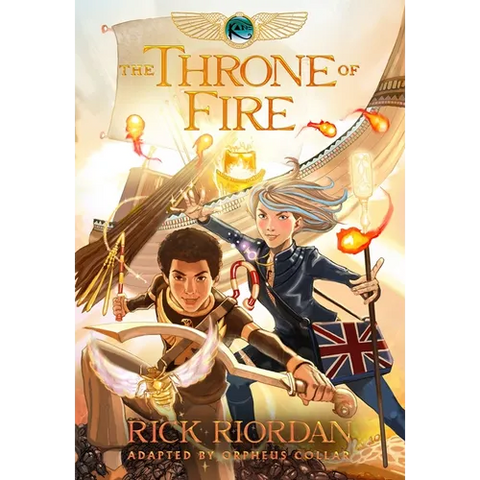 Kane Chronicles, The, Book Two: Throne of Fire: The Graphic Novel, The-The Kane Chronicles, Book Two