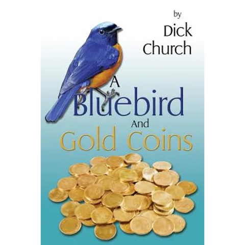 A Bluebird And Gold Coins