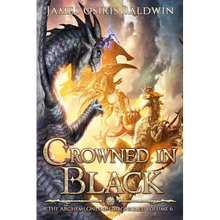 Crowned in Black: A LitRPG Dragonrider Adventure - Paperback