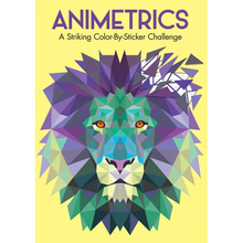 Animetrics: A Striking Color-By-Sticker Challenge - Paperback