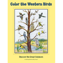 Color the Western Birds: Discover the Great Outdoors - Paperback
