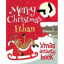 Merry Christmas Ethan - Xmas Activity Book: (Personalized Children's Activity Book)