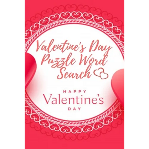 Valentine's Day puzzle Word Search Happy Valentine's Day