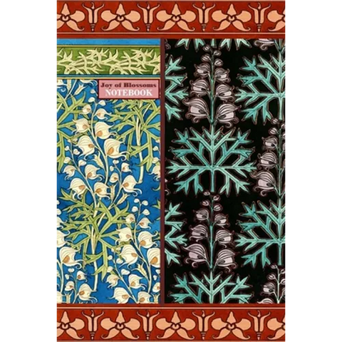 Joy of Blossoms NOTEBOOK [ruled Notebook/Journal/Diary to write in, 60 sheets, Medium Size (A5) 6x9 inches]