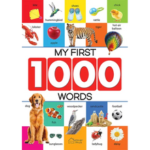 My First 1000 Words: Early Learning Picture Book to Learn Alphabet, Numbers, Shapes and Colours, Transport, Birds and Animals, Professions, Opposite W