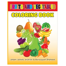 Fruits and Vegetables: Coloring Book for Kids - Paperback
