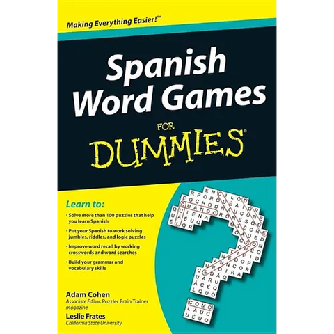 Spanish Word Games for Dummies