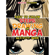 Easy To Follow Steps on Drawing Manga Activity Book - Paperback