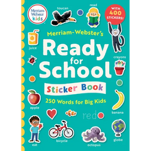 Merriam-Webster's Ready-For-School Sticker Book - Perfect for Pre-School & Kindergarten - Paperback